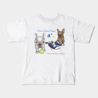 French Bulldog Puppies Kids T-Shirt